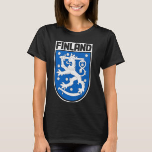 Finnland: Finnische Flagge Finn Suomi Sisu Souveni T-Shirt