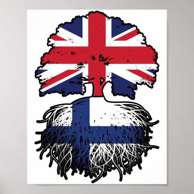 Finnland Finnland Vereinigtes Königreich Vereinigt Poster (Vorne)