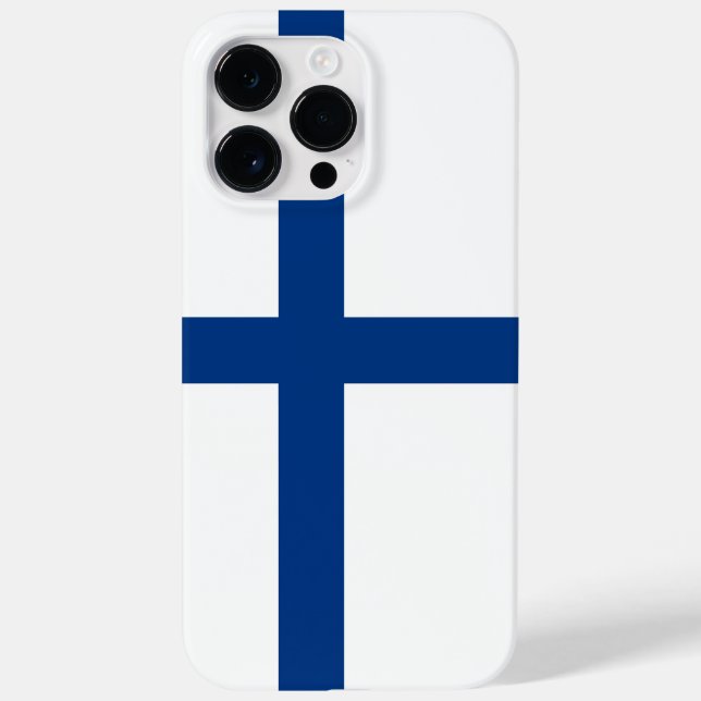 Finnland-Flagge Case-Mate iPhone 14 Pro Max Hülle (Rückseite)