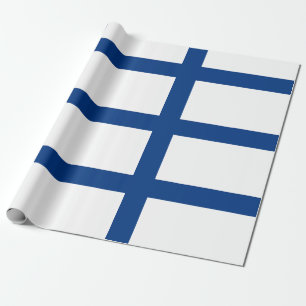 Finnland-Flagge Geschenkpapier