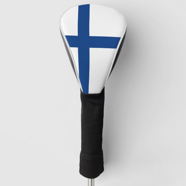 Finnland-Flagge Golf Headcover (Vorderseite)