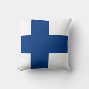 Finnland-Flagge Kissen