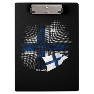 Finnland-Flagge Klemmbrett