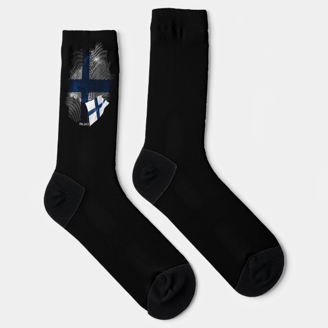Finnland-Flagge Socken (Rechts)