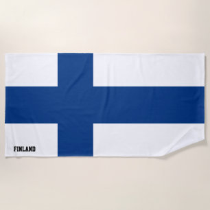 Finnland Flagge Splendid Patriotic Strandtuch