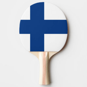 Finnland-Flagge Tischtennis Schläger
