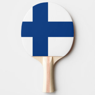 Finnland-Flagge Tischtennis Schläger