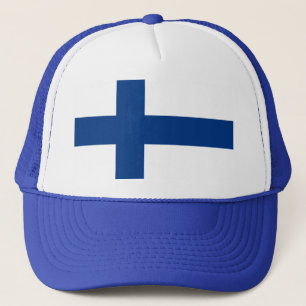Finnland-Flagge Truckerkappe