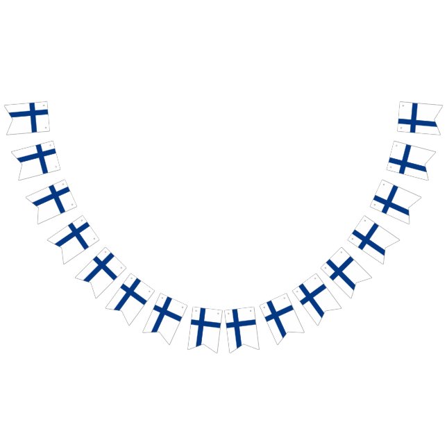 Finnland-Flagge Wimpelkette (Alle)
