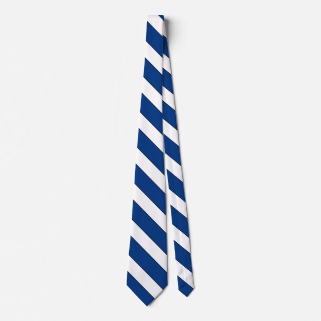 Finnland Flaggenfarben Elegant Krawatte (Vorderseite)