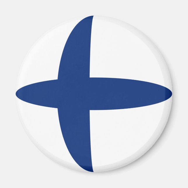 Finnland - Flaggenmagnet Magnet (Vorne)