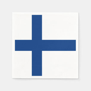 Finnland Flaggenpapier Napkin Serviette