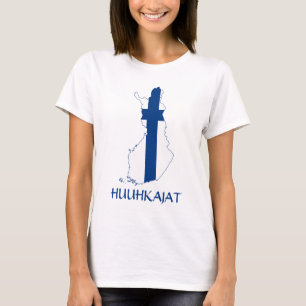 Finnland Flaggenplan "Huuhkajat" T - Shirt