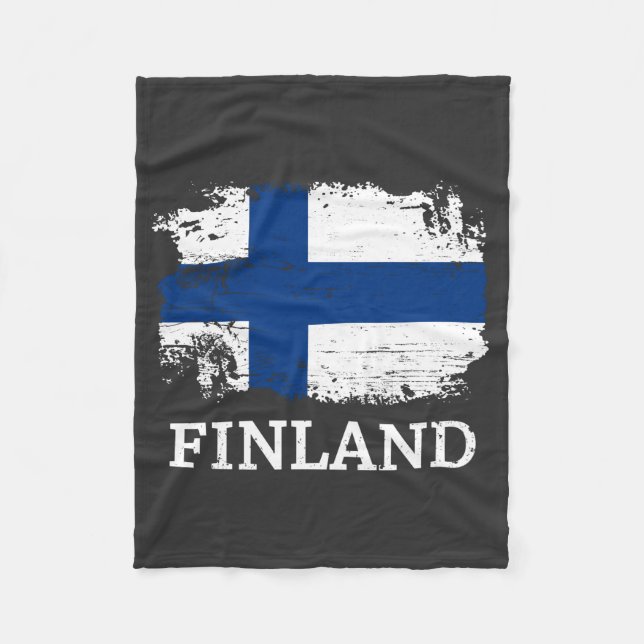 Finnland Fleecedecke (Vorderseite)