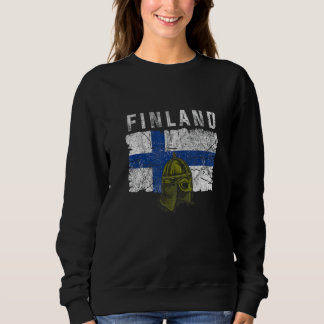 Finnland für Männer Sisu Lapland Lapp Finlandi Sweatshirt