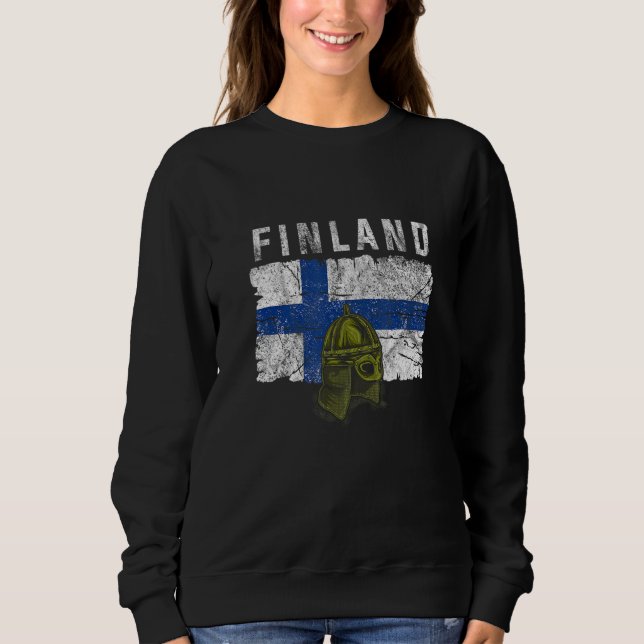 Finnland für Männer Sisu Lapland Lapp Finlandi Sweatshirt (Vorderseite)