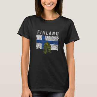 Finnland für Männer Sisu Lapland Lapp Finlandi T-Shirt