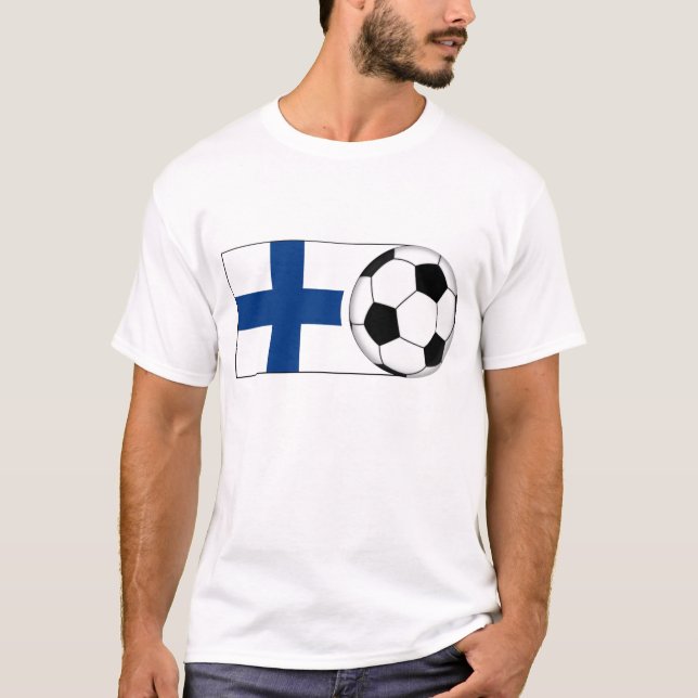 Finnland-Fußball T-Shirt (Vorderseite)