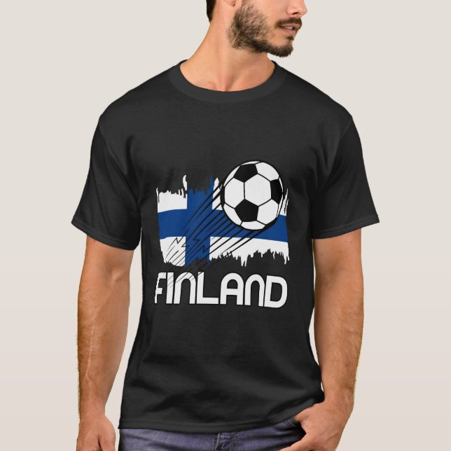 Finnland Fußball T-Shirt (Vorderseite)