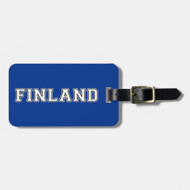 Finnland Gepäckanhänger (Vorderseite horizontal)