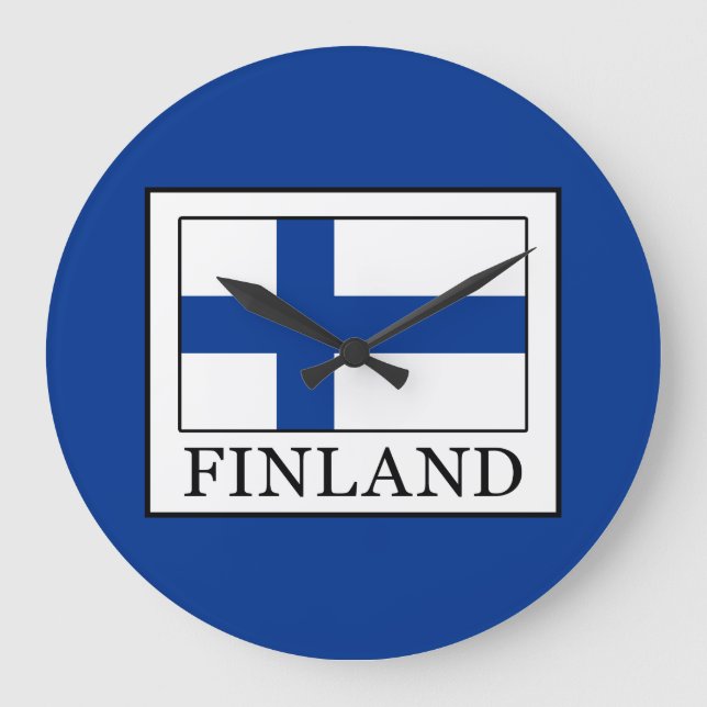 Finnland Große Wanduhr (Vorderseite)