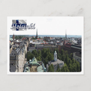 Finnland - Helsinki - Helsingforen - Postkarte