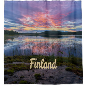Finnland Helsinki Nordeuropa Duschvorhang