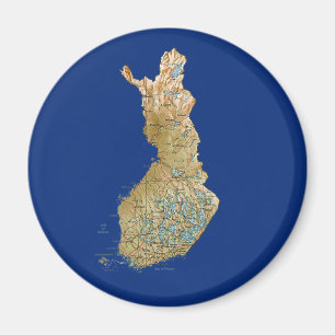 Finnland-Karten-Magnet Magnet