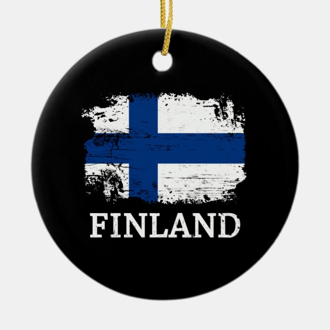 Finnland Keramik Ornament (Vorne)