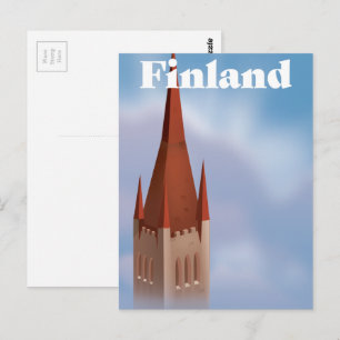 Finnland-Kirche Postkarte