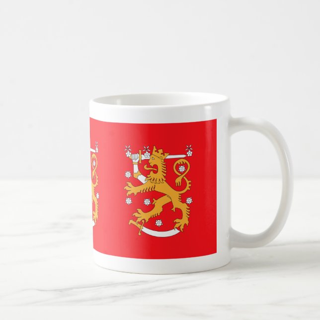 Finnland-Löwe-Tasse/Leijona Vaakuna Kaffeetasse (Rechts)
