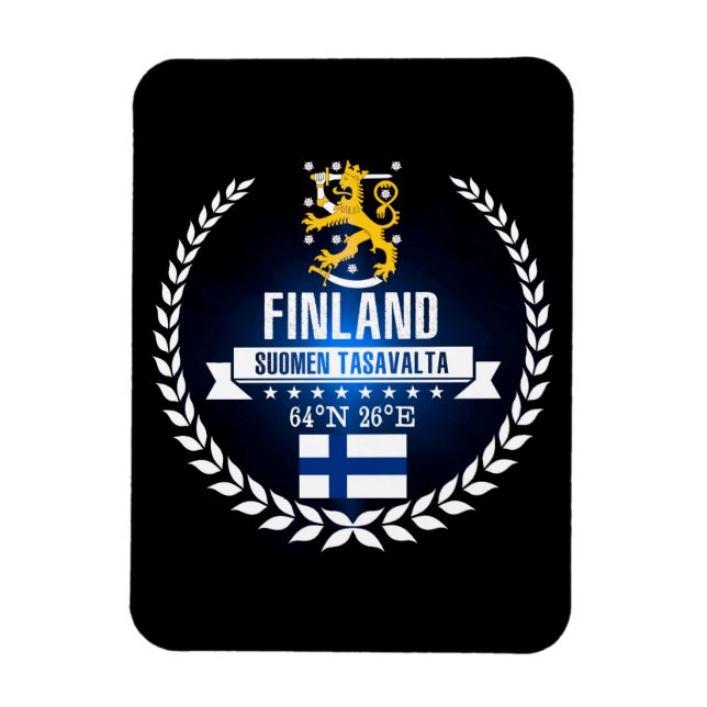 Finnland Magnet (Vertikal)