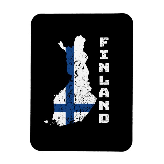 Finnland Magnet (Vertikal)