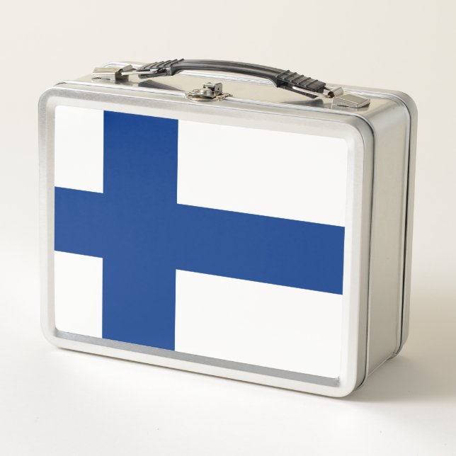 Finnland Metall Brotdose (Vorderseite)