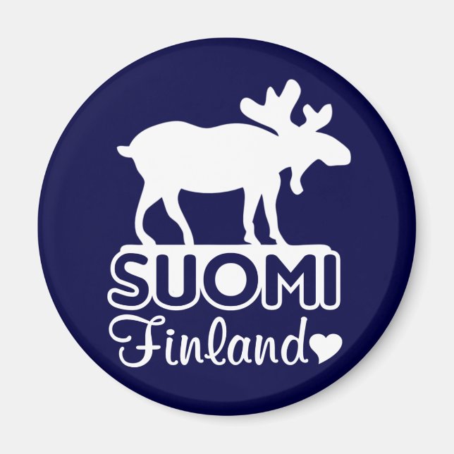 Finnland Moose-Magnet Magnet (Vorne)