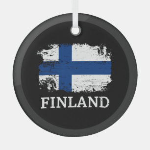 Finnland Ornament Aus Glas