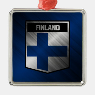 Finnland Ornament Aus Metall