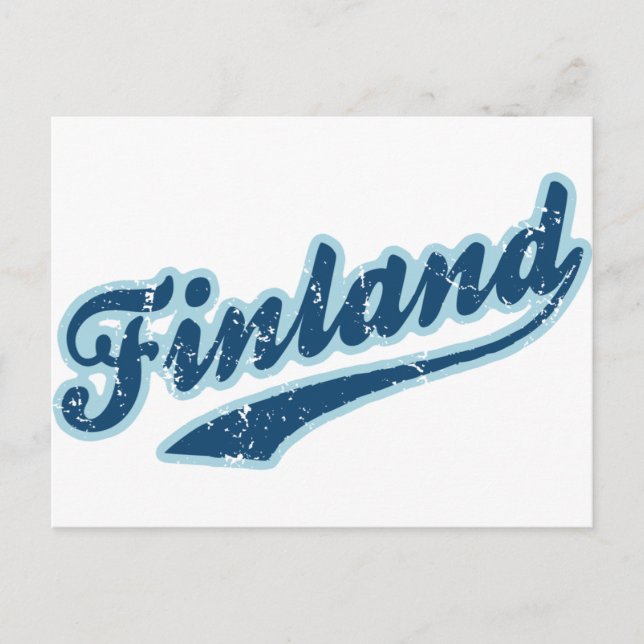 Finnland Postkarte (Vorderseite)