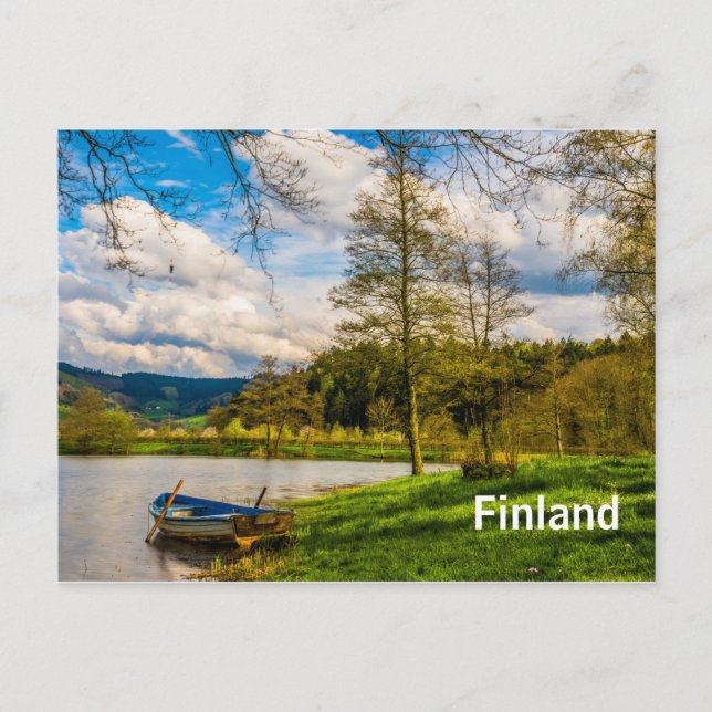 Finnland Postkarte (Vorderseite)