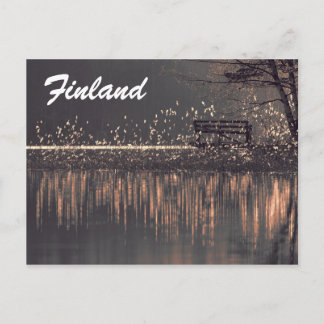 Finnland Postkarte für Touristen