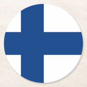 Finnland Runder Pappuntersetzer