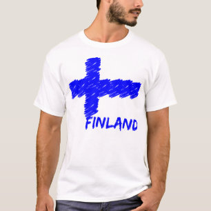 Finnland Shirt der Flagge - Stil wählen
