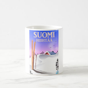 Finnland Skifahren (Suomi Hiihtää) Verwandlungstasse