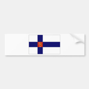 Finnland-Staats-Flagge Autoaufkleber