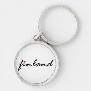 Finnland Suomi. I Liebe Finnland Schlüsselanhänger