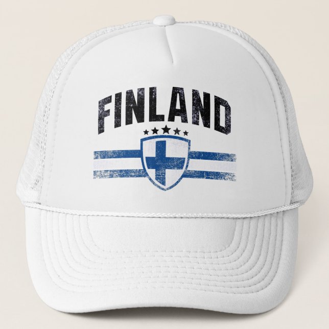 Finnland Truckerkappe (Vorderseite)
