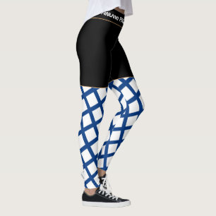 Finnland und Finnischer Flag, Modemanöver/Sportfa Leggings