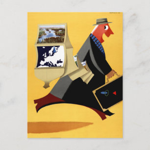 Finnland Vintage Travel Poster wiederhergestellt Postkarte