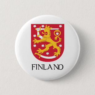 Finnland-Wappen Button