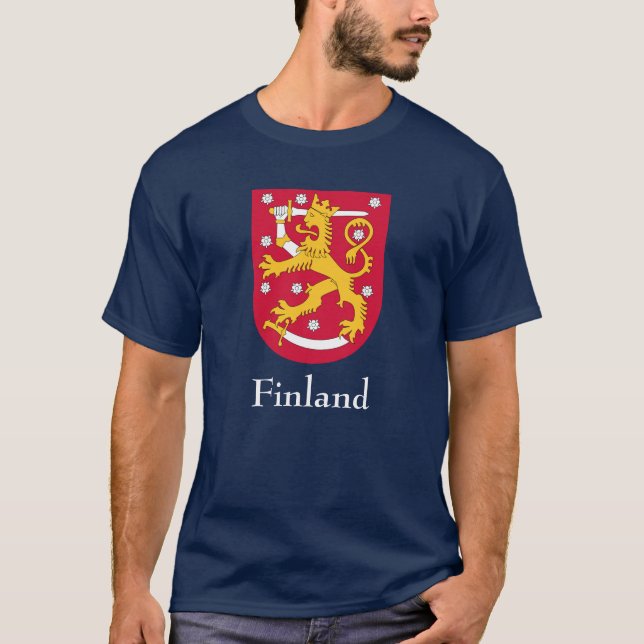 Finnland-Wappen Shirt (Vorderseite)